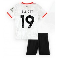 Camisa de Futebol Liverpool Harvey Elliott #19 Equipamento Alternativo Infantil 2024-25 Manga Curta (+ Calças curtas)